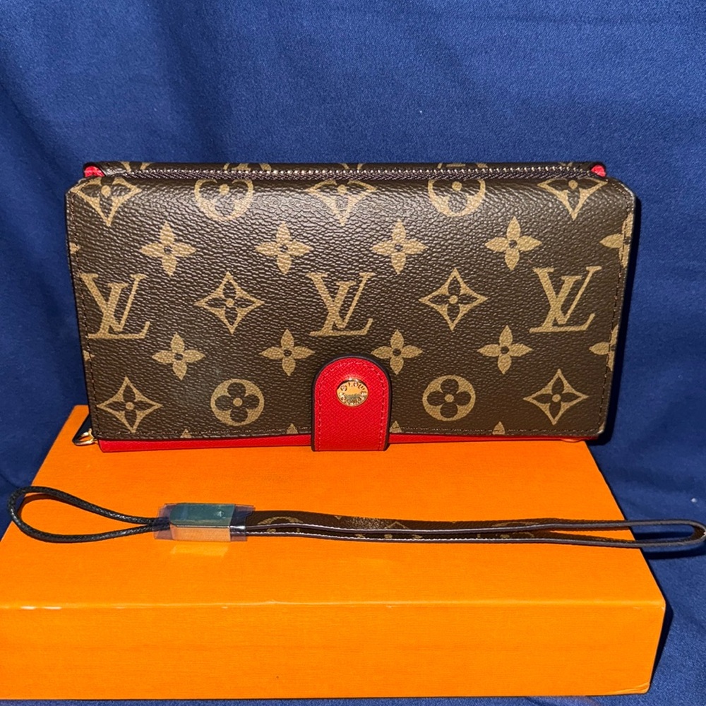 Brown Monogram Long Wallet/Wristlet - TAKING OFFERS
